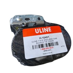 Uline Black Endless Cam Buckle Tie Down